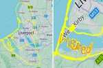 Phi công vẽ dòng chữ ‘Tôi chán quá’ trên bầu trời biên giới nước Anh - xứ Wales