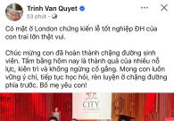 Ông Trịnh Văn Quyết sang London chứng kiến lễ tốt nghiệp của con trai