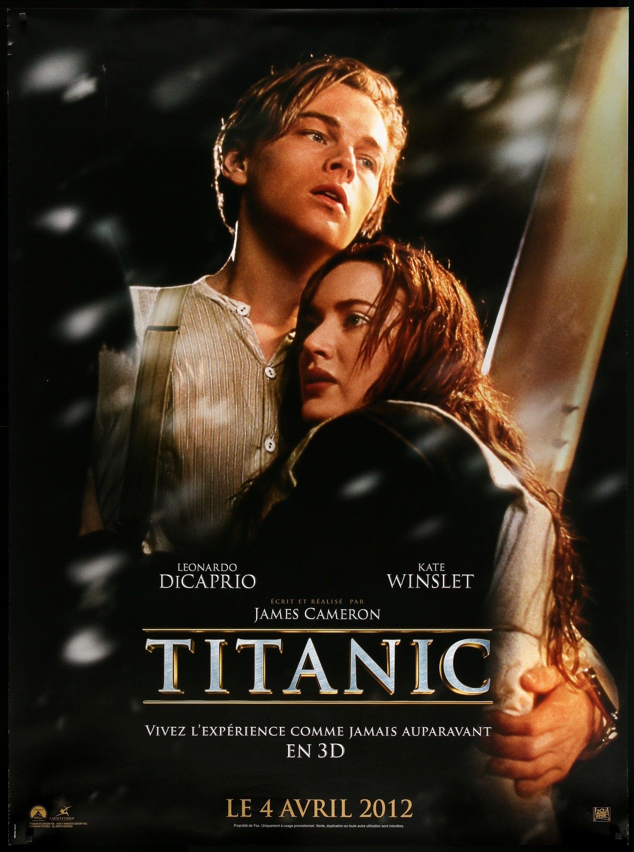 titanic R2012 french teaser original film art 5000x