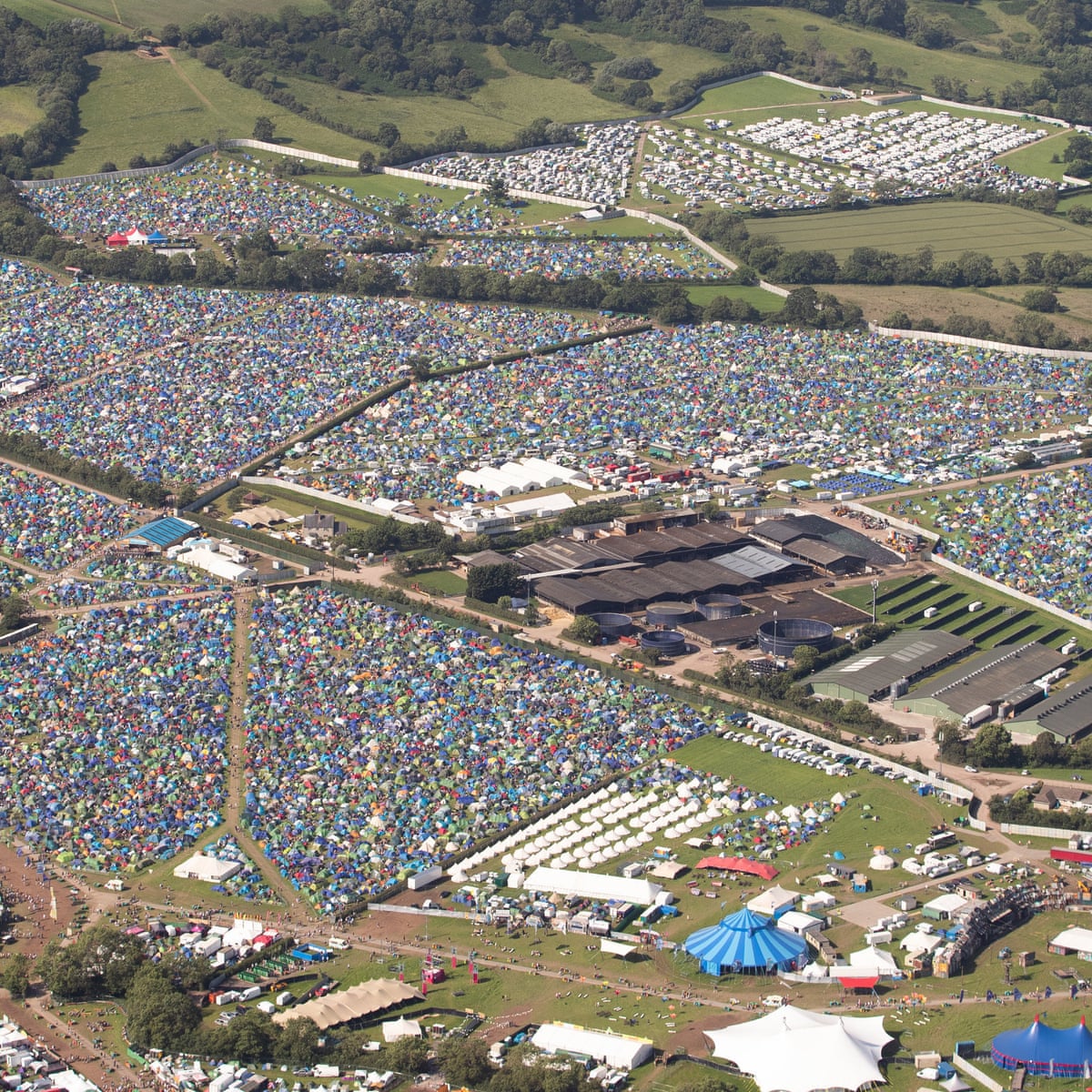 le hoi am nhac Glastonbury Festival 1