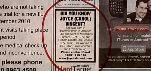 Joyce Carol Vincent 1