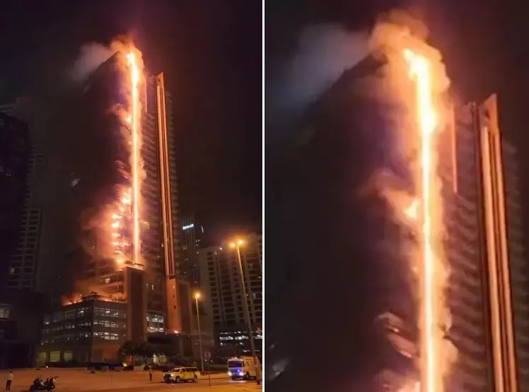 chay nha o dubai 1