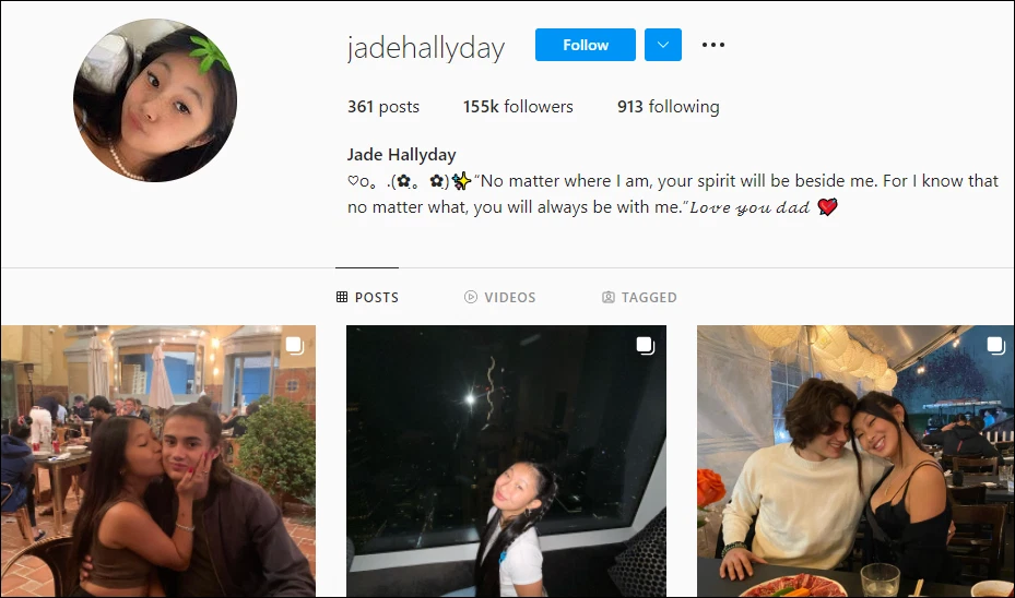 Jade Hallyday danh ca nguoi phap nhan nuoi 1
