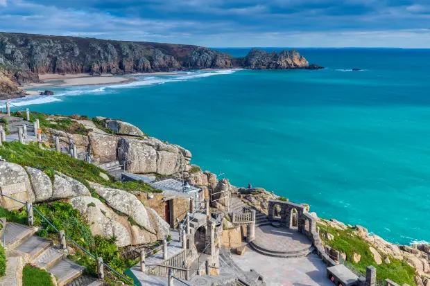 Porthcurno Beach bai bien am nhat anh quoc 1