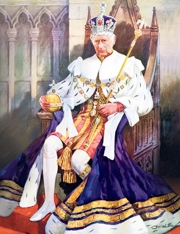 le dang quang cua Vua Charles III 1