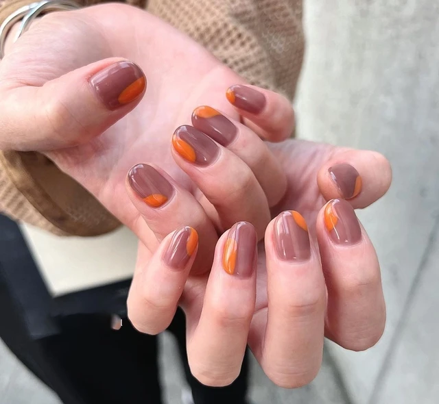 mau nail mua thu 1