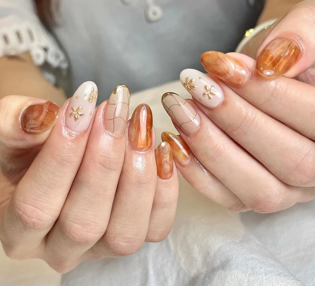 mau nail mua thu 1