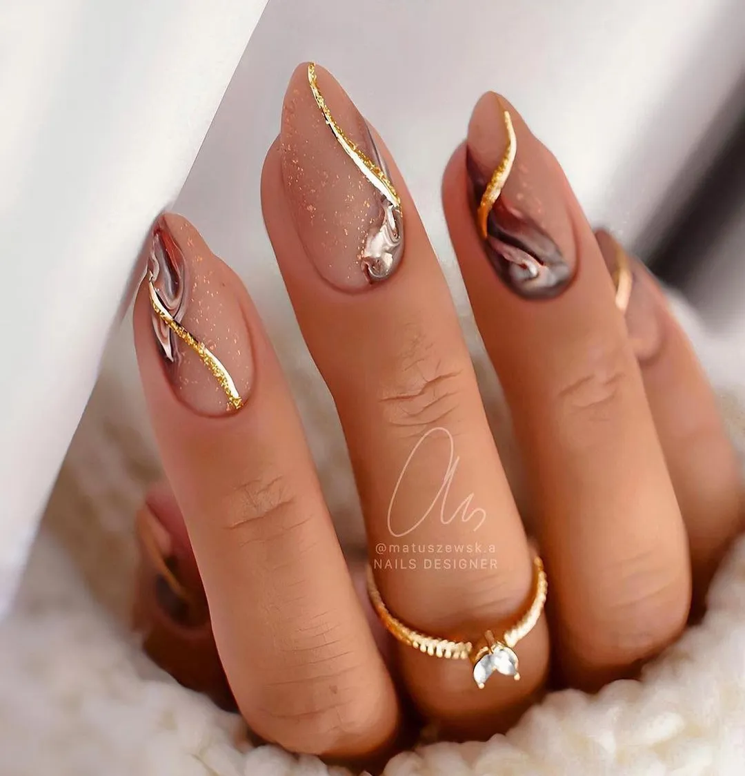 mau nail mua thu 1