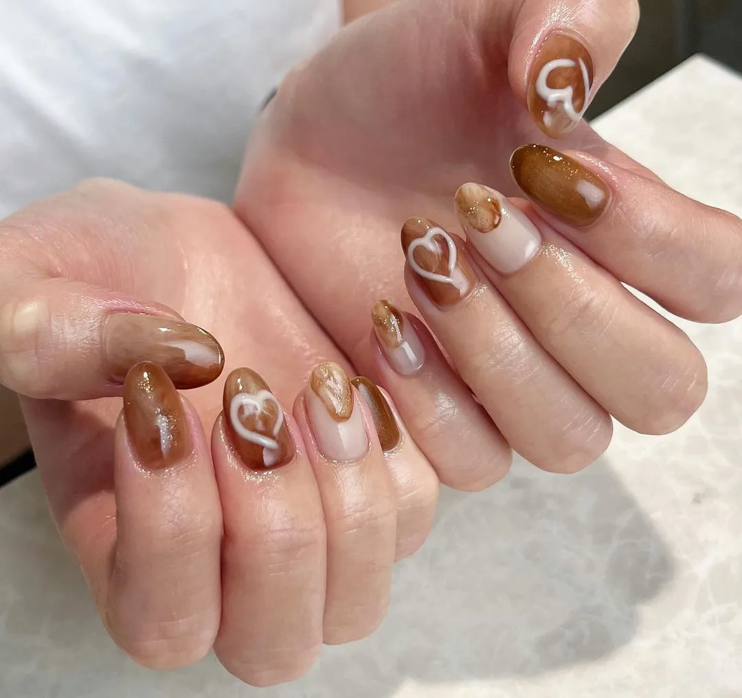 mau nail mua thu 1