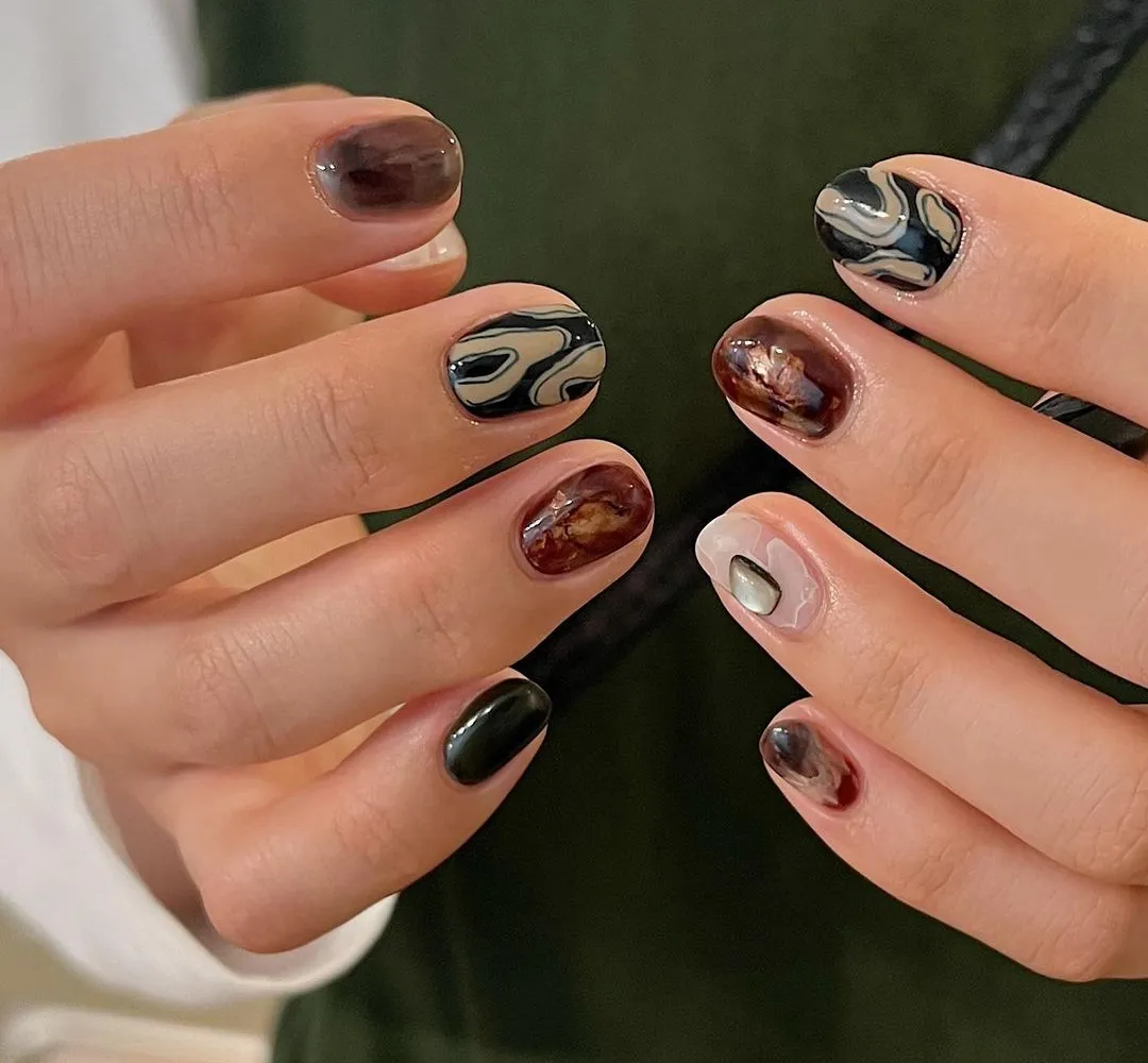 mau nail mua thu 1