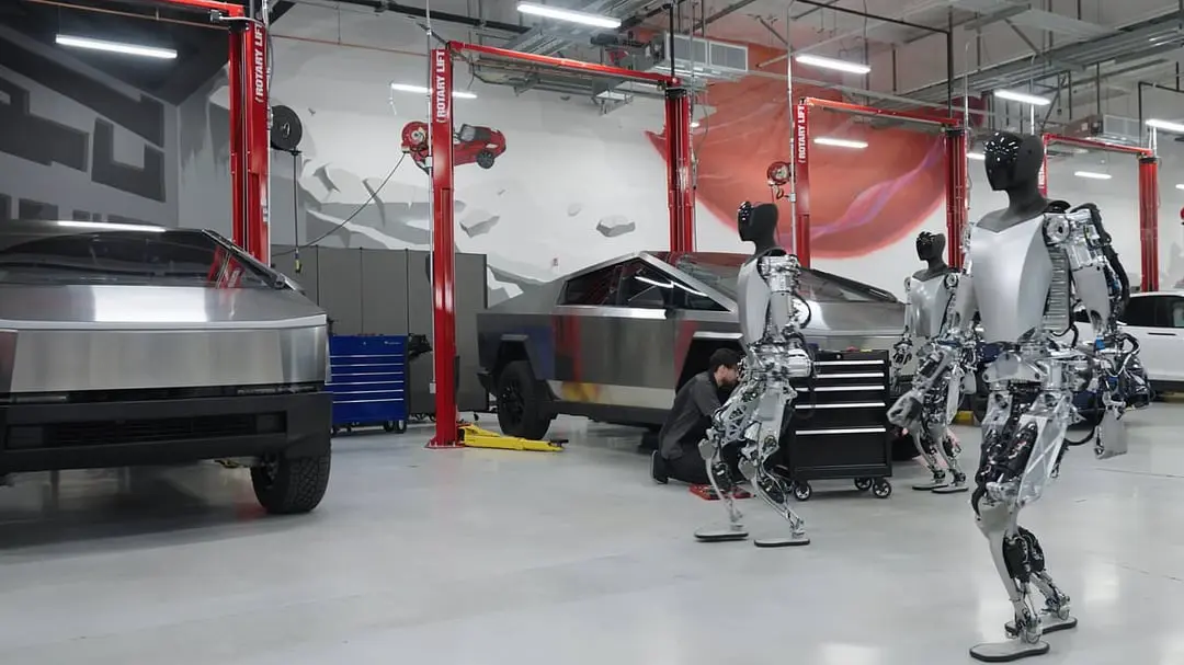 robot o tesla