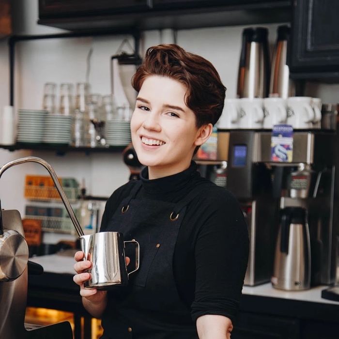 Morgan Eckroth barista 1