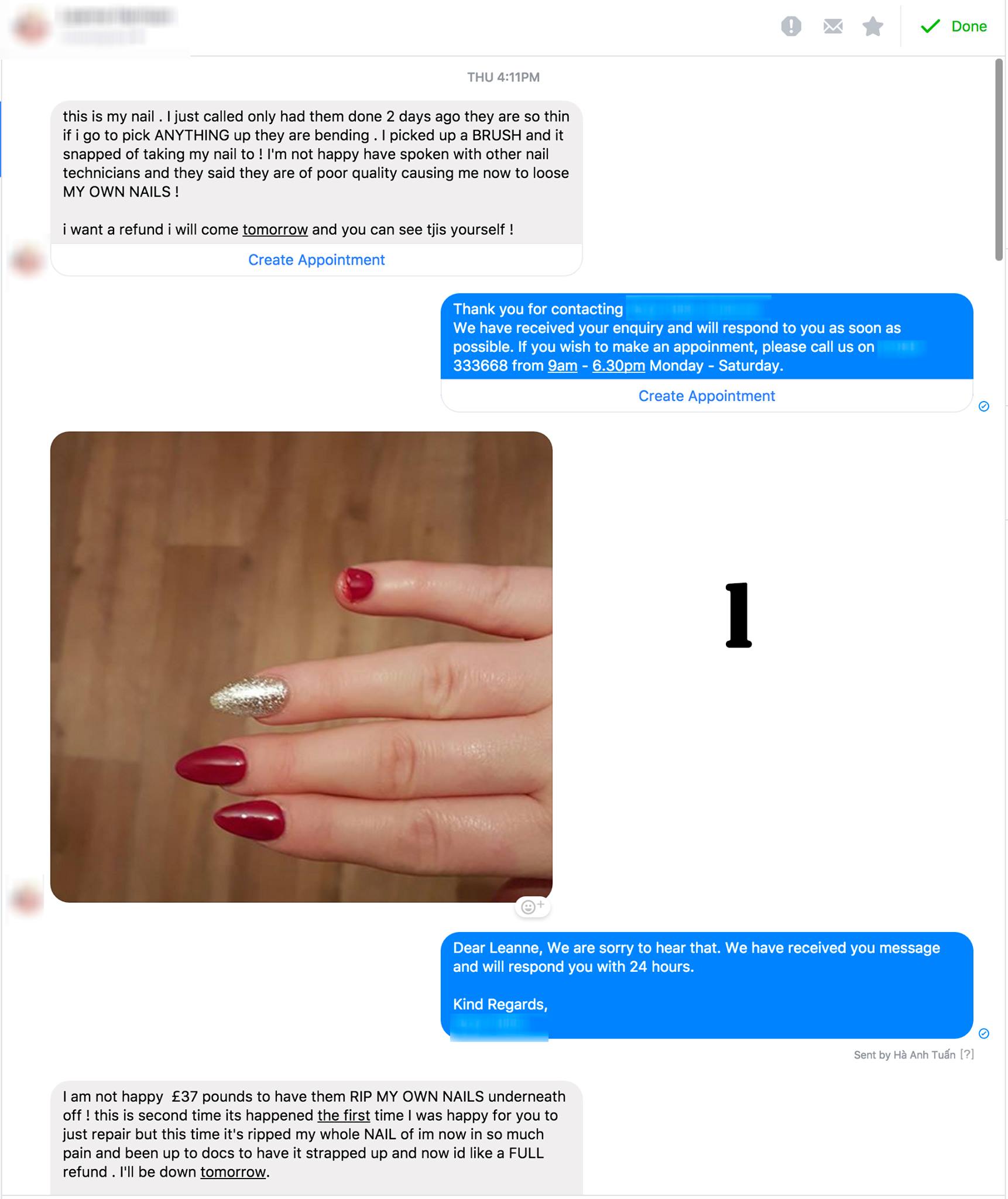 xu ly khieu nai tiem nail 1