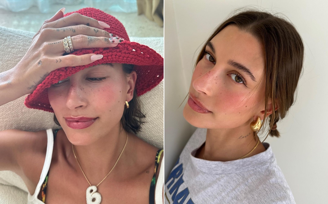 hailey bieber thumb