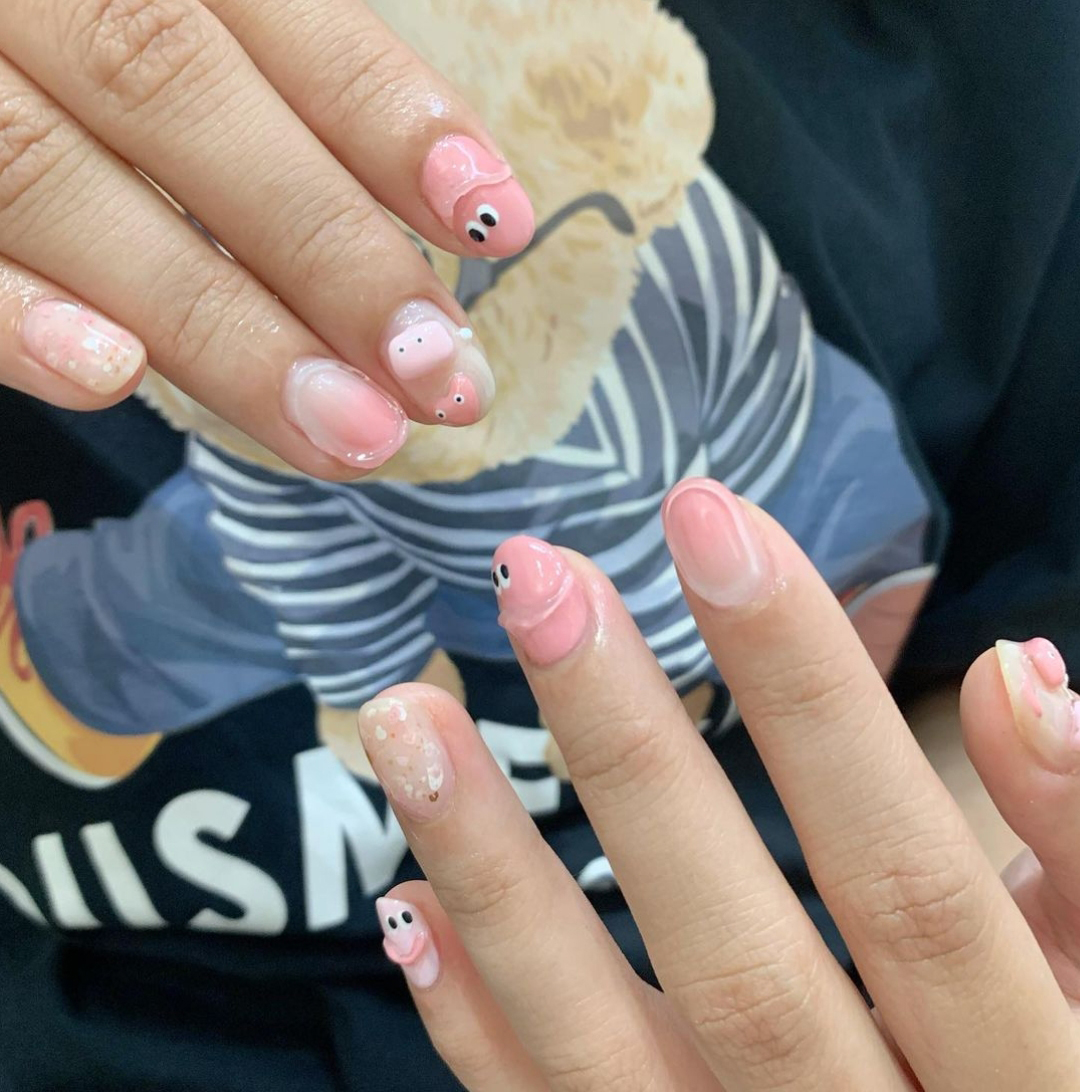 nail hong don thu 1