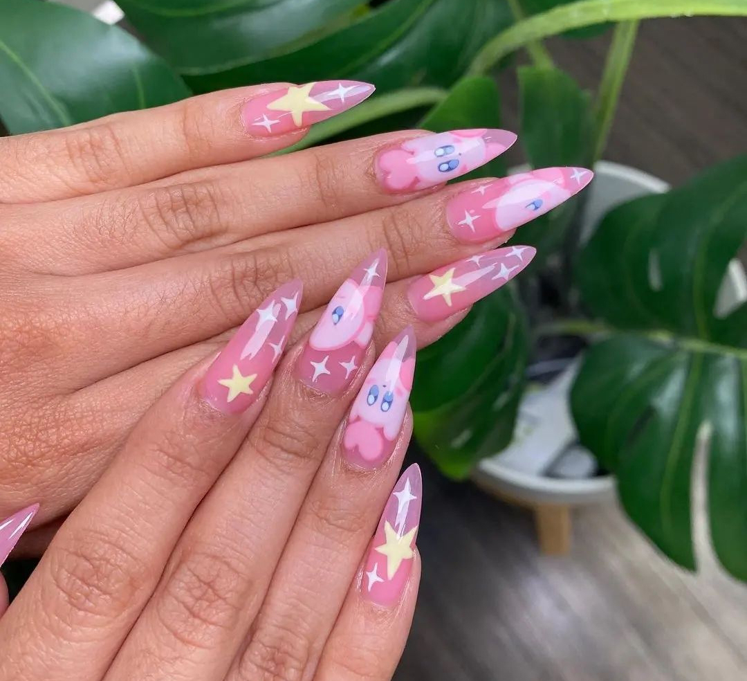 nail hong don thu 1