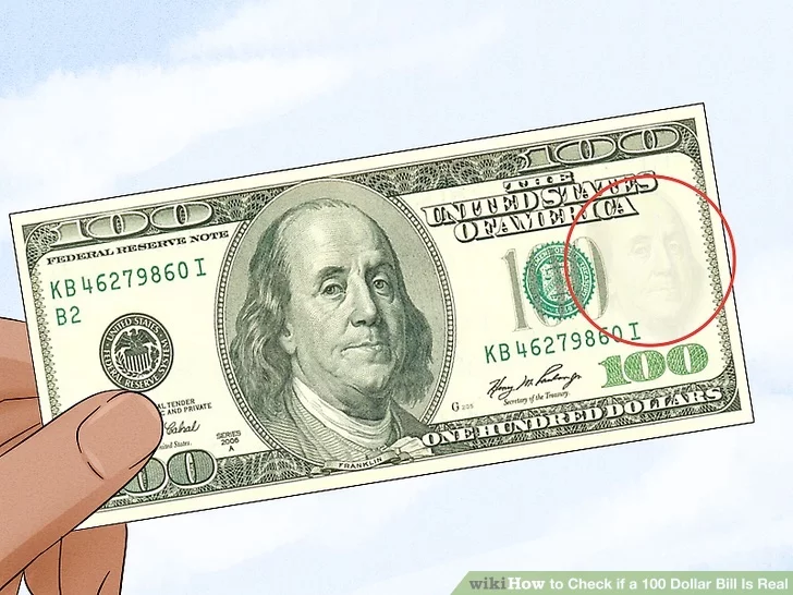 nhan biet tien 100 usd gia 1