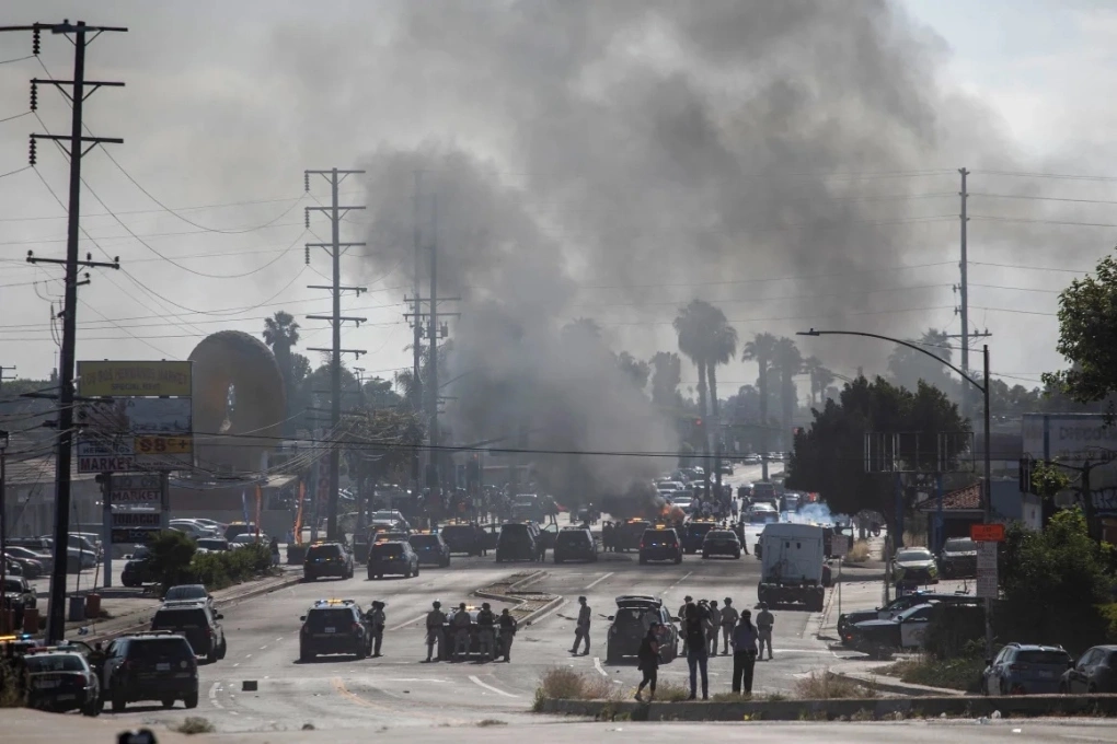 bieu tinh los angeles 1