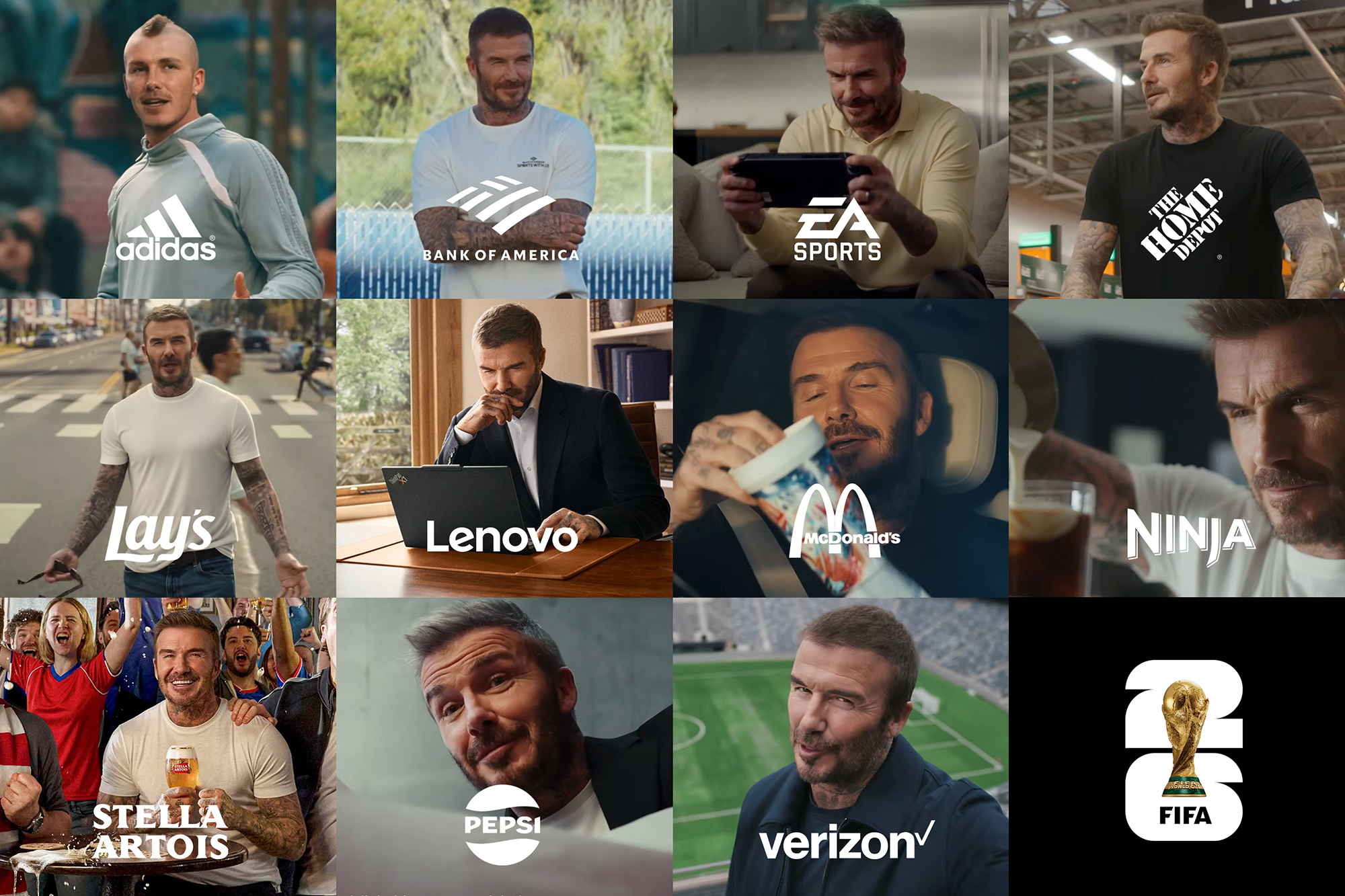 David Beckham kiếm tiền gấp đôi tuyển Anh tại World Cup 2026
