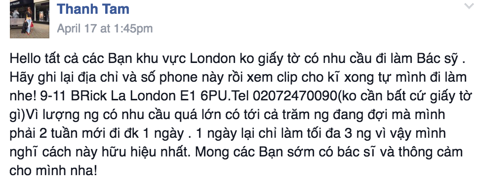 kham benh cho nguoi viet o anh quoc