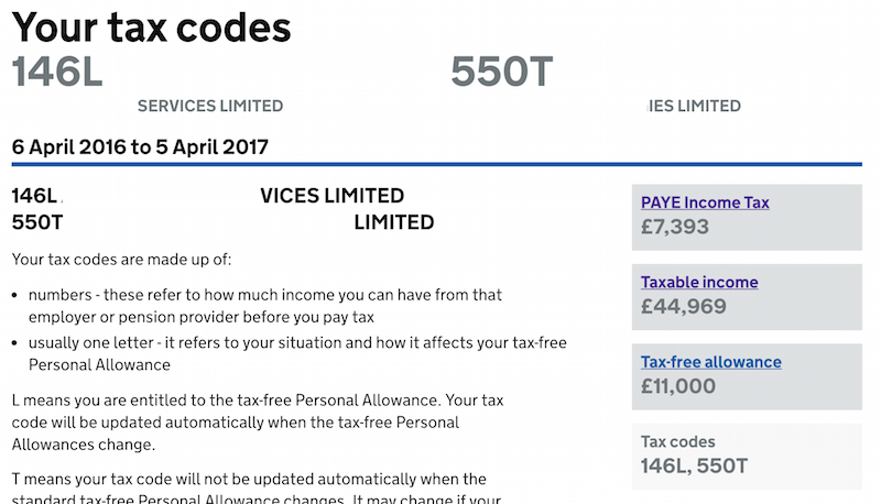 personal tax acc
